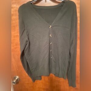 NWOT Plus Size Forest Green Cardigan